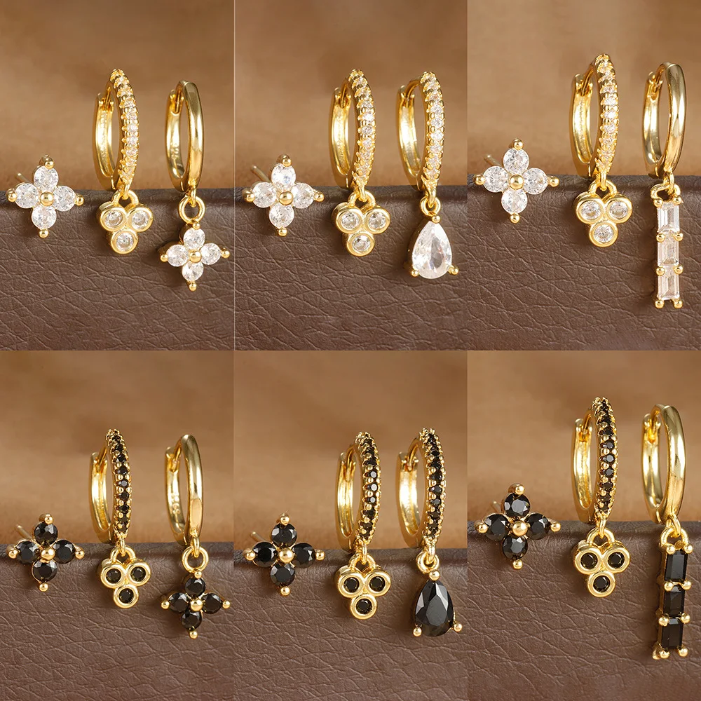 Title 4, Pendientes de flores de moda de lujo asequible ...