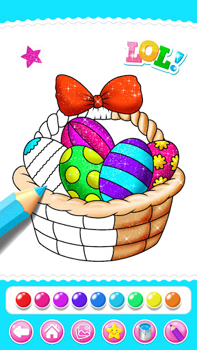 Screenshot Easter Eggs Coloring Book