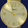 Nice Gold Analog Clock icon