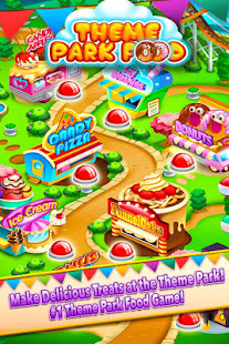 Theme Park Fair Food Maker - Decorate Candy Pizza(圖1)-速報App