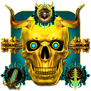 تحميل التطبيق Golden Skull Legend Theme التثبيت أحدث APK تنزيل