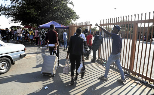 Some students were turned away without registering at the TUT Soshanguve Campus due to outstanding tuition fees and courses applied for being full./Thulani Mbele