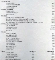 Mohali Night menu 1