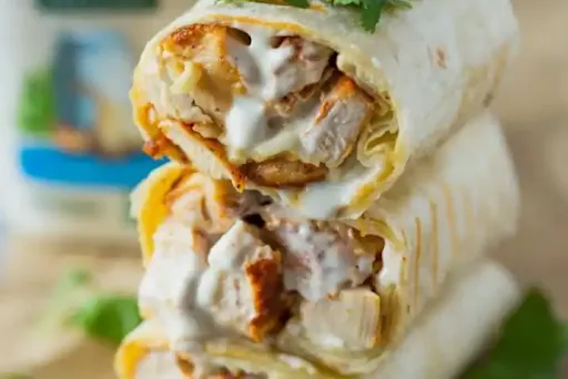 Tandoori Garlic Fried Chicken Wrap