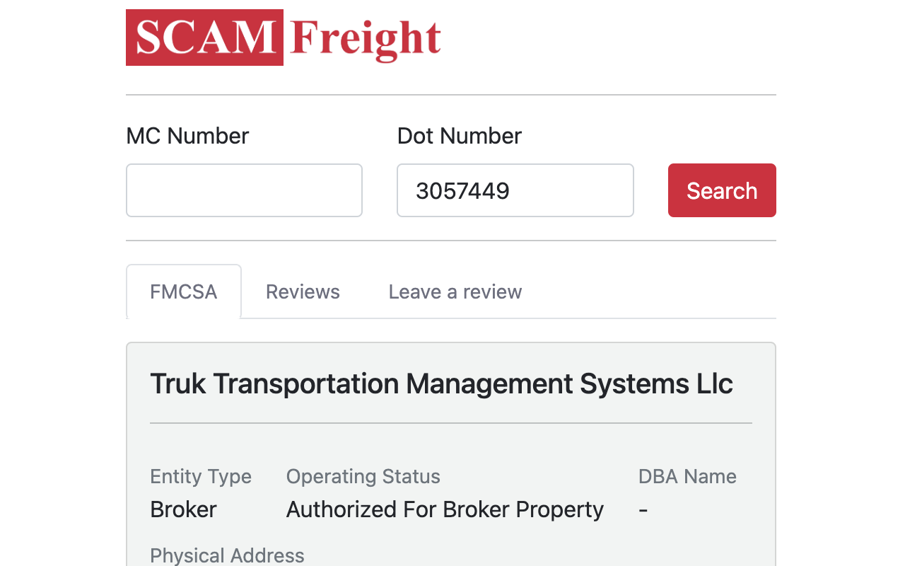 ScamFreight Preview image 4