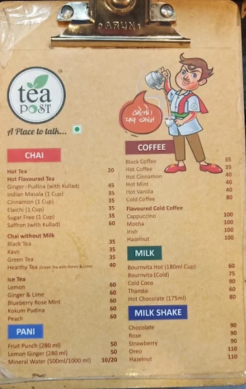Tea Post Borivali East menu 
