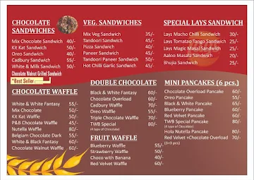 The Waffle Bite menu 