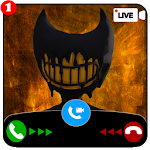 Cover Image of ダウンロード video call and chat simulator with bendy's 1.0 APK