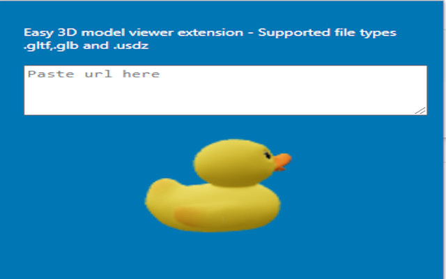 3D Model Viewer chrome extension