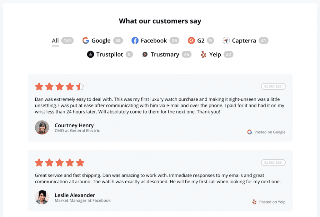 import reviews from all sources