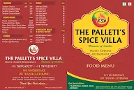 The Palleti's Spice Villa menu 2