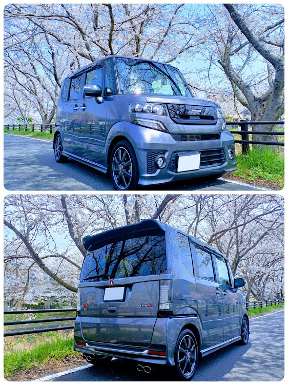 シビックタイプRのサクラと愛車・バモスホビオ・N-BOXモデューロXに関するカスタム事例の投稿画像5枚目