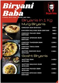 Biryani Baba menu 1