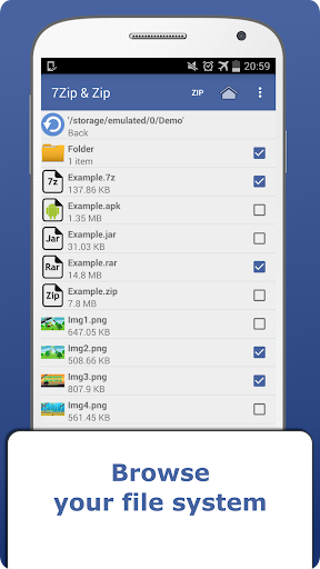 7Zip Zip - Zip File Manager