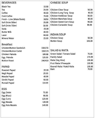 Shalimar Dhaba menu 3