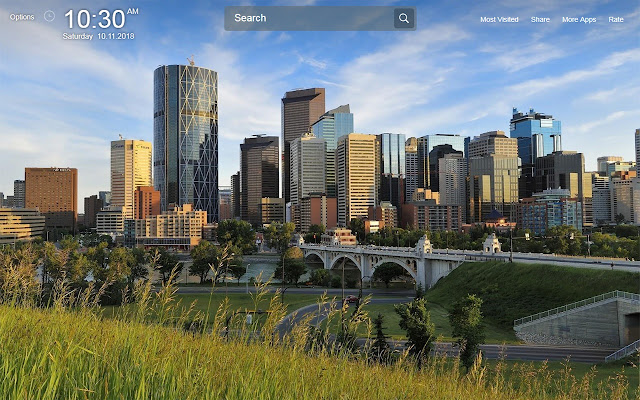 Сalgary Wallpapers Theme New Tab