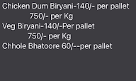 BR Biryani House menu 1