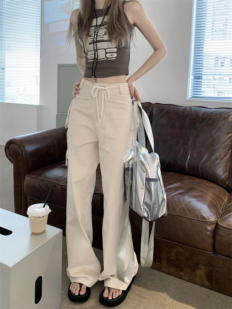 Title 9, Pantaloni Casual Donna Retro Slim con Spalline,...