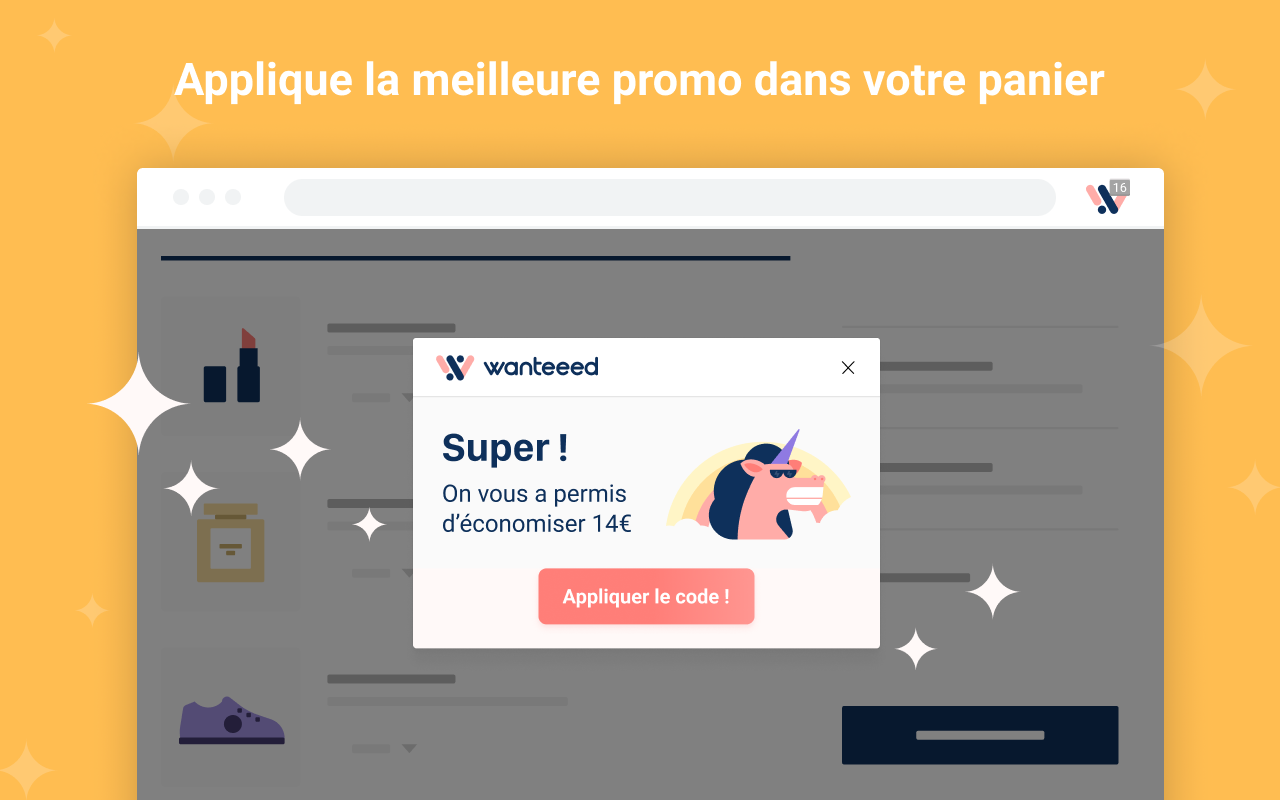 wanteeed Chrome Extension Image 6