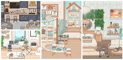 Aesthetic Free House design in Toca Boca