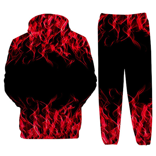 Title 7, New Color Flame Digital Printing Ankle Banded P...