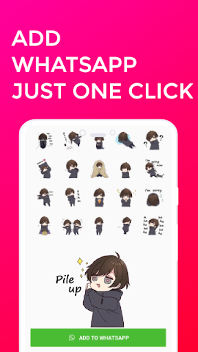 Cute  Funny Boys Stickers for WhatsApp