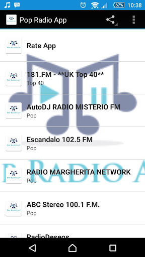 Pop Radio App