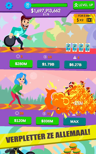 Code Triche Bowling Idle - Jeux de sport incrémental APK MOD (Astuce) screenshots 2