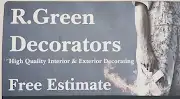 R Green Decorators  Logo