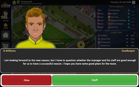 Club Soccer Director 2019 MOD (Unlocked) 2