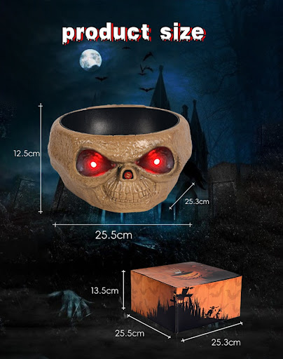 Title 2, Halloween Candy Bowl Plastic Pumpkin Bowl With ...