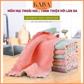 Khăn Lau Bếp Đa Năng 2 Mặt Siêu Thấm (Lau Bếp, Bát Đĩa, Bàn Ghế...) Kháng Khuẩn Kaba