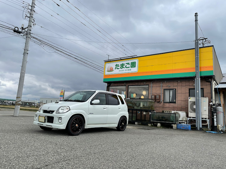 Keiワークスのたまご園・プリン・写真撮り・車の勘違い・ソフトクリームに関するカスタム事例の投稿画像2枚目