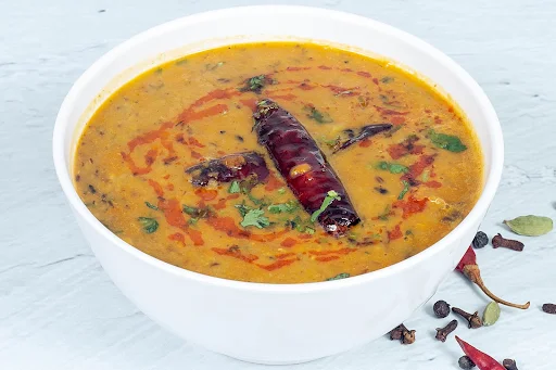 Dal Fry With 5 Butter Tawa Roti