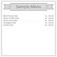 Cake Hub menu 1