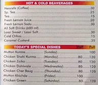 Food King menu 5