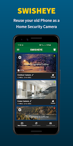 Screenshot Swish Eye Home Security Camera