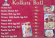 Kolkata Roll menu 1