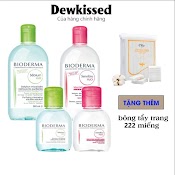 Nước Tẩy Trang Bioderma Sensibio H2O Miceller Water Xanh, Nước Tẩy Trang Bioderma Crealine H2O Miceller Water Hồng 500Ml