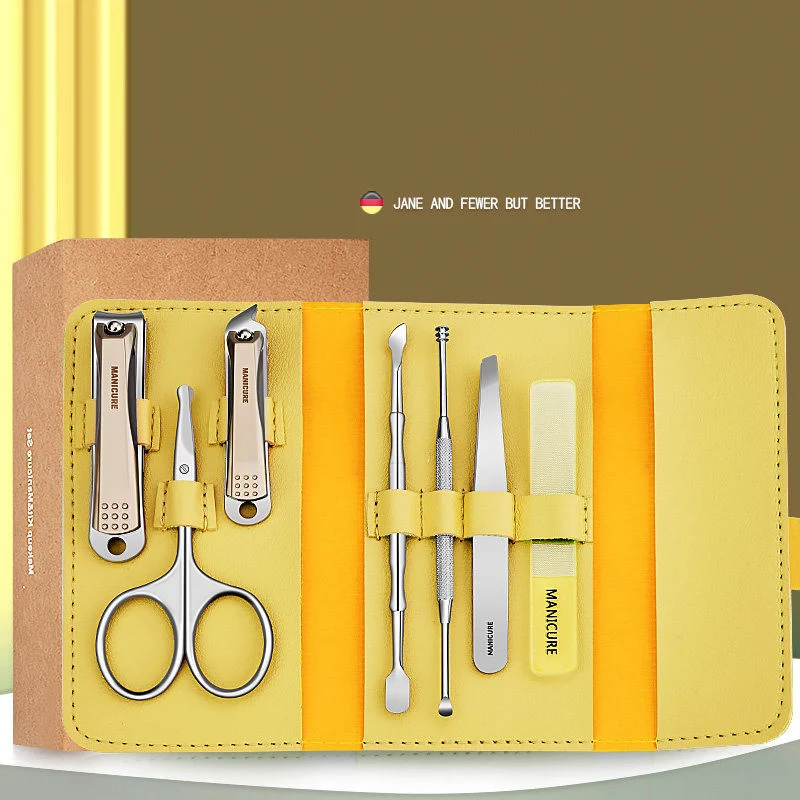 Coupe-ongles anti-éclaboussures en acier inoxydable Kit d'outils de soins ménagers Coupe précise Hygiénique Facile à nettoyer Sûr et durable