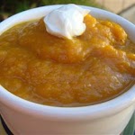 Roasted Butternut Squash, Garlic, and Apple Soup was pinched from <a href="http://allrecipes.com/Recipe/Roasted-Butternut-Squash-Garlic-and-Apple-Soup/Detail.aspx" target="_blank">allrecipes.com.</a>