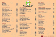 Kudla Cafe menu 1