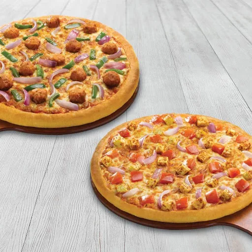 2 Medium Pizzas @ Rs 259 Each