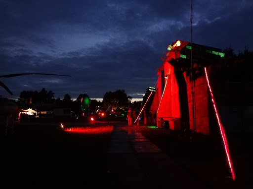 CCCamp11 by night Germany 2011