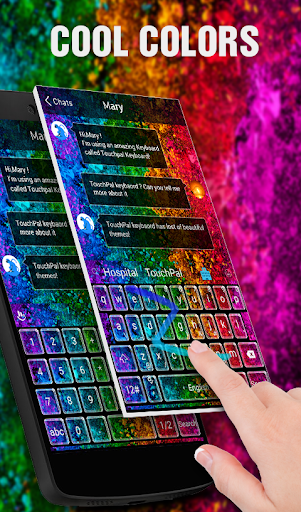 Cool Colors Keyboard Theme