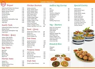 Sri Curries menu 1