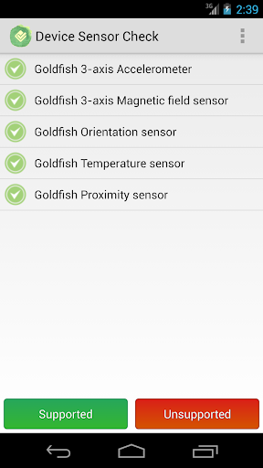 Device Sensor Check
