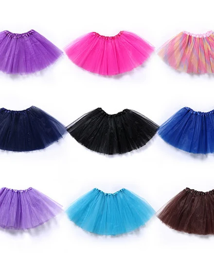 Muti Colors Tutu Skirt For Women Elastic Ballet Dancewear... - 0