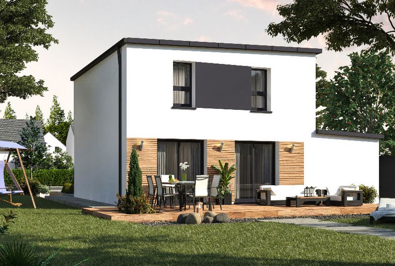  Vente Terrain + Maison - Terrain : 360m² - Maison : 89m² à Romagné (35133) 