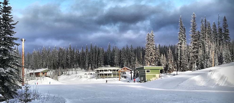 The warming hut at Sovereign Lake Nordic Centre